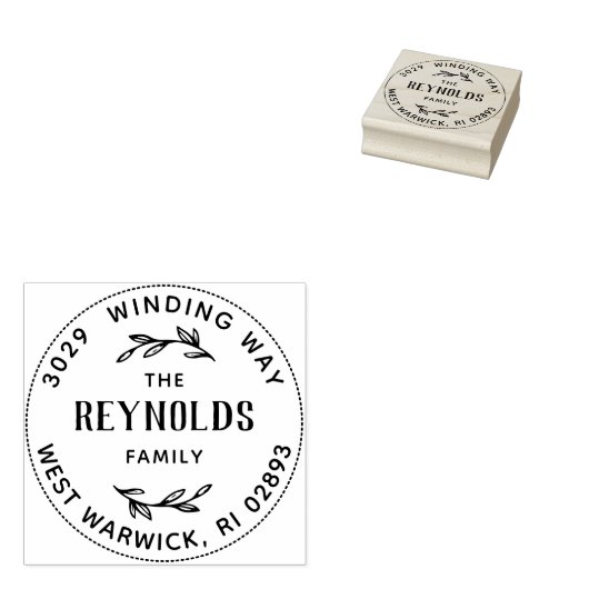 Handtekening  adres tweegigs rubberstempel (Gestempeld)