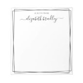 Handtekening afbeelding | Van het bureau van het N Notitieblok (Voorkant)