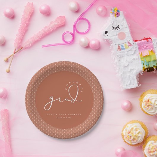 Handtekening Afstudeerder Script Papieren Bordje (Feest)