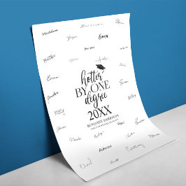 Handtekening Afstuderen met één graad voor Hotter Poster