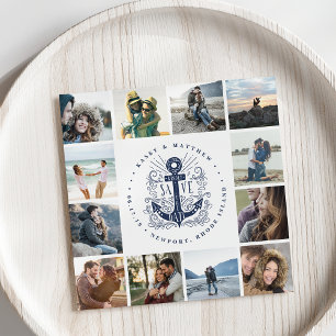 Handtekening Anchor   Foto Collage Save the Date