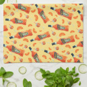 Handtekening Aperol Spritz Cocktail Hour Tea Towel Theedoek (Gevouwen)