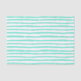 Handtekening Aqua Stripes Tissuepapier