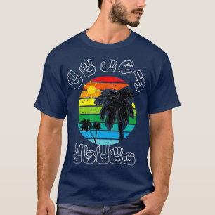 Handtekening ASL Sign Language Clothes Beach Deaf  T-shirt