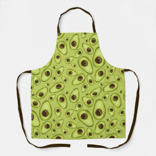 Handtekening Avocado Pattern ID376 Schort