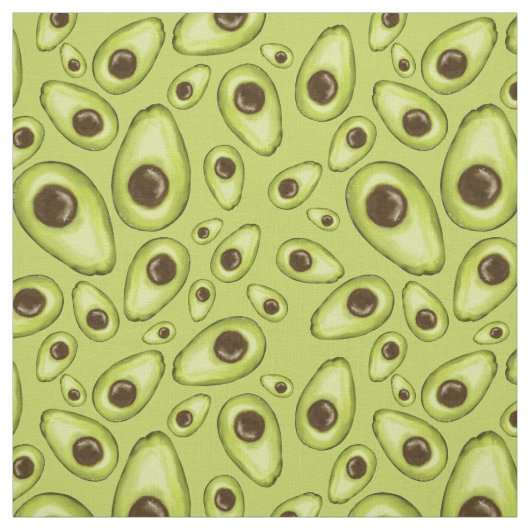 Handtekening Avocado Pattern ID376 Stof (Swatch)