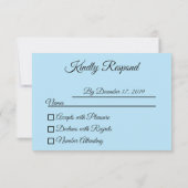 Handtekening Baby RSVP-kaart RSVP Kaartje (Achterkant)