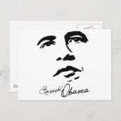 Handtekening Barack Obama Briefkaart (Voorkant / Achterkant)