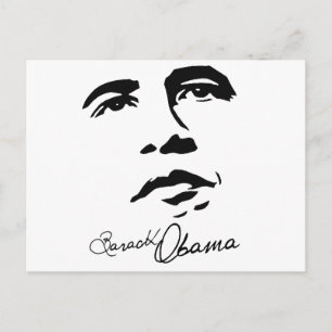 Handtekening Barack Obama Briefkaart