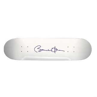Handtekening Barack Obama Persoonlijk Skateboard