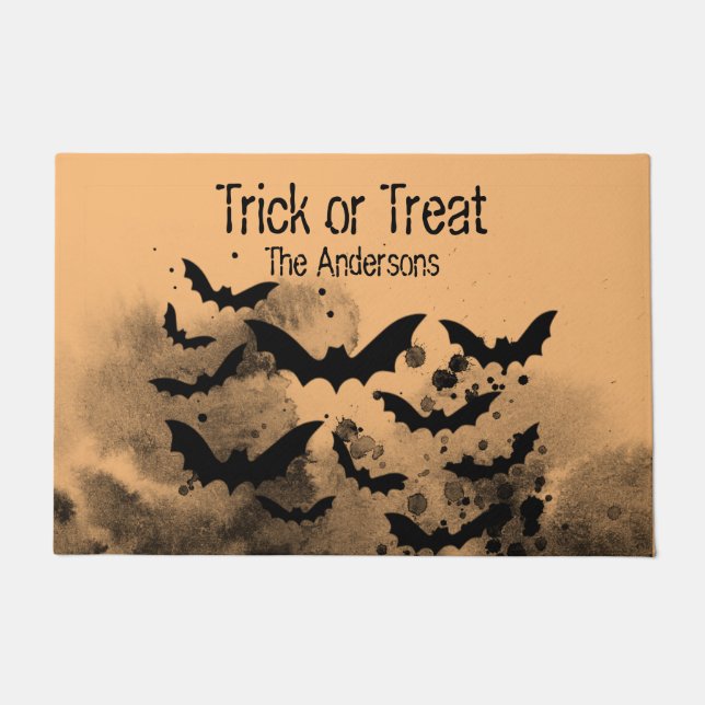 Handtekening Batty Trick or treat Deurmat (Voorkant)