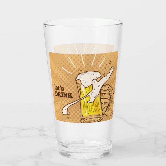 Handtekening Beer Glas (Achterkant)