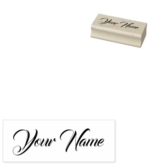 Handtekening Beste naam of tekst Rubberstempel (Gestempeld)