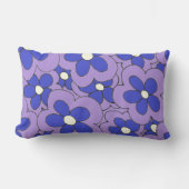 Handtekening blauw en Paars ventilatorontwerp Kussen (Voorkant)