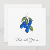 Handtekening Blauwbes Bedankkaart (Voorkant / Achterkant)