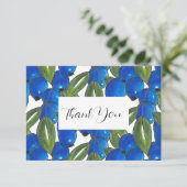 Handtekening Blauwbes Bedankkaart (Staand voorkant)