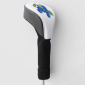 Handtekening Blauwbes Golfheadcover (Schuin)