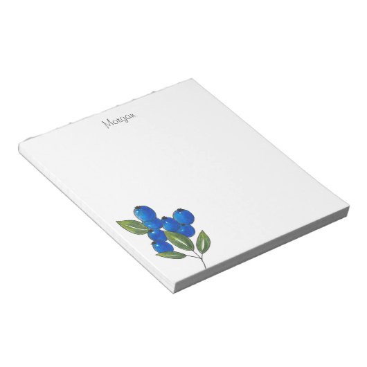 Handtekening Blauwbes Notitieblok (Schuin)