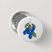 Handtekening Blauwbes Ronde Button 3,2 Cm (Voorkant /achterkant)