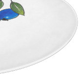 Handtekening Blauwbes Snijplank (Hoek)