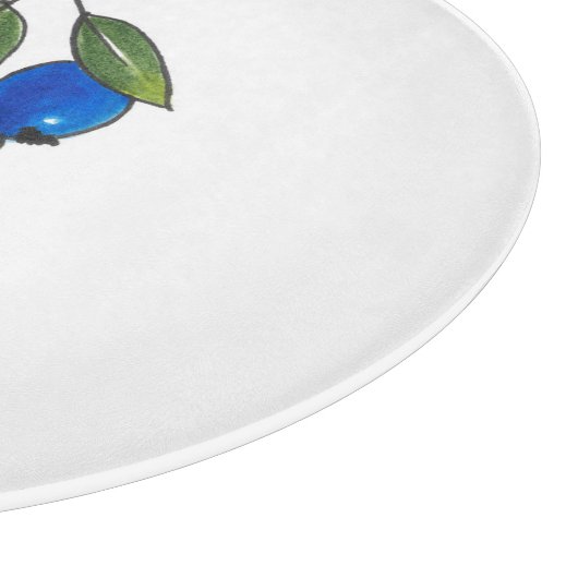 Handtekening Blauwbes Snijplank (Hoek)