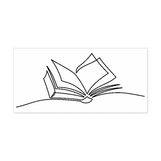 Handtekening boekpagina open rubberstempel (Afrduk)