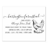 Handtekening Boerderij Verse eieren - Kartonnen do Rubberstempel (Afrduk)