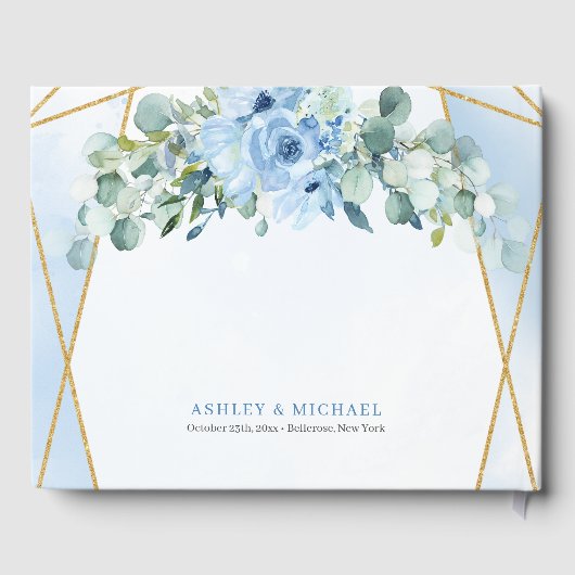 Handtekening bordeaux bloemenboog gouden bruiloft gastenboek (Achterkant)