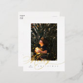 Handtekening briefing Folie feestdag briefkaart (Voorkant / Achterkant)