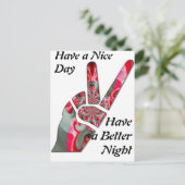 Handtekening Briefkaart (Staand voorkant)