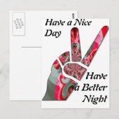 Handtekening Briefkaart (Voorkant / Achterkant)