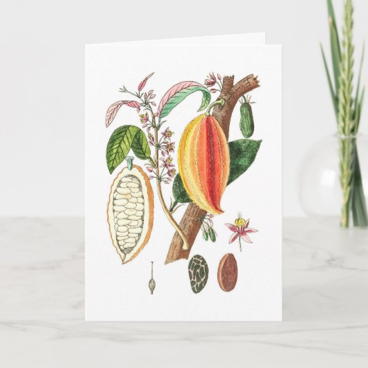 Handtekening Cacao -  kunst Kaart (Voorkant)