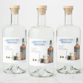 Handtekening Cocktail Recept Bruiloft Favor Label Likeurfles Etiket (Flessen)