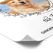 Handtekening Cocktaill Foto Hondenbar Huisdier Bru Poster (Hoek)