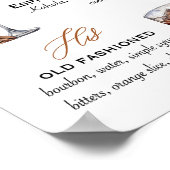 Handtekening Cocktails Poster (Hoek)