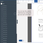 Handtekening Cocktails Teken met Drink Illustratie Poster