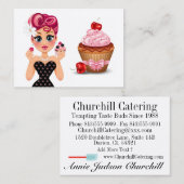 Handtekening Collectie Kateraar/Bakkerij Business Visitekaartje (Voorkant / Achterkant)