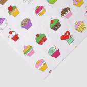 Handtekening Cupcake-patroon Tissuepapier (Detail)