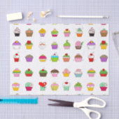 Handtekening Cupcake-patroon Tissuepapier (Craft)