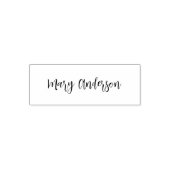 Handtekening "Cursief" Naam Script Sjabloon Zelfinktende Stempel (Design)