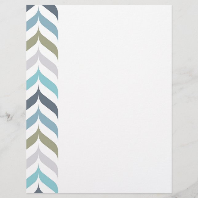 Handtekening Design Letterhead Briefpapier (Voorkant)