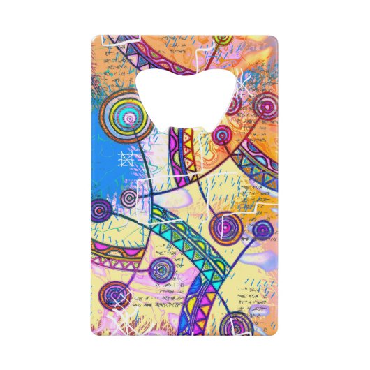 Handtekening door EDDArt - Dream-schaal 1 Creditkaart Flessenopener (Voorkant)