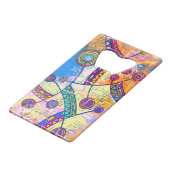 Handtekening door EDDArt - Dream-schaal 1 Creditkaart Flessenopener (Voorkant Gekanteld)