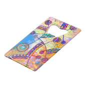 Handtekening door EDDArt - Dream-schaal 1 Creditkaart Flessenopener (Achterkant Gekanteld)