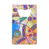 Handtekening door EDDArt - Dream-schaal 1 Creditkaart Flessenopener (Achterkant)