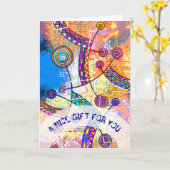 Handtekening door EDDArt - Dream-schaal 1 Kaart (Gele Bloem)