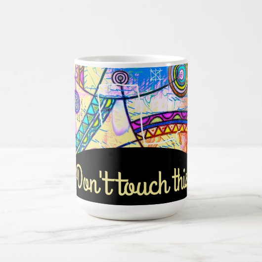 Handtekening door EDDArt - Dream-schaal 1 Magische Mok (Midden)