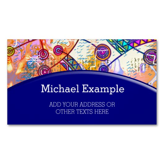 Handtekening door EDDArt - Dream-schaal 1 Magnetisch Visitekaartje (Voorkant)