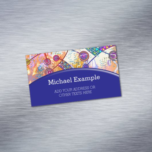 Handtekening door EDDArt - Dream-schaal 1 Magnetisch Visitekaartje (Voorbeeld)