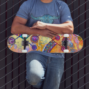 Handtekening door EDDArt - Dream-schaal 1 Persoonlijk Skateboard